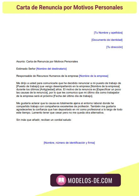 modelo-carta-renuncia-motivos-personales