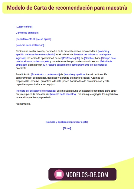 modelo-carta-recomendacion-para-maestria