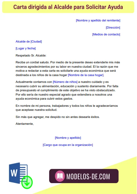 modelo-carta-solicitar-ayuda-alcalde