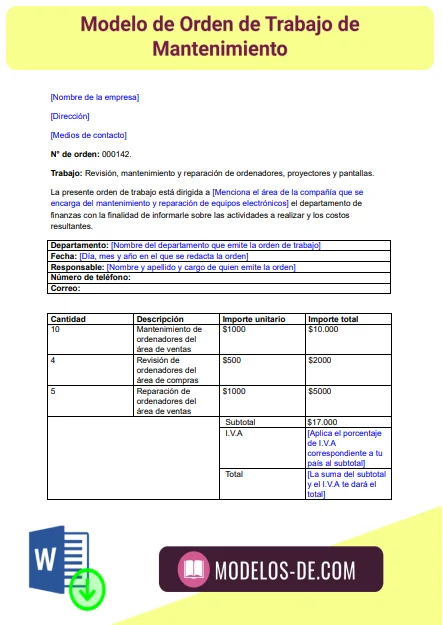 modelo-orden-trabajo-mantenimiento-ejemplo-formato