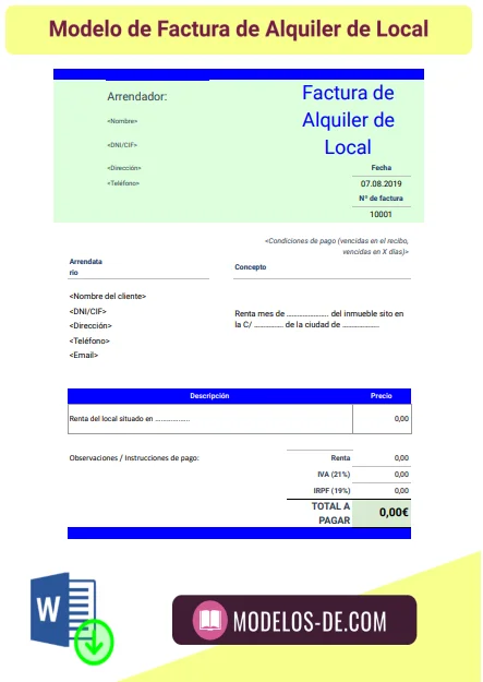 modelo-factura-alquiler-local-comercial-ejemplo-formato