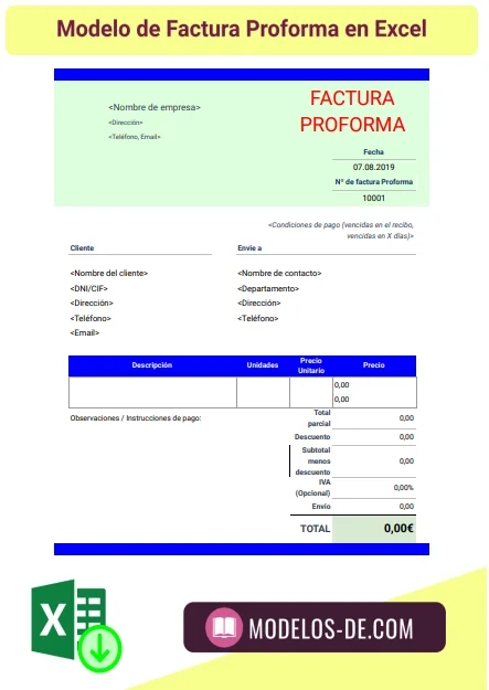 modelo-factura-proforma-excel-plantilla