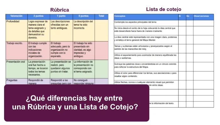 diferencias-rubrica-lista-cotejo