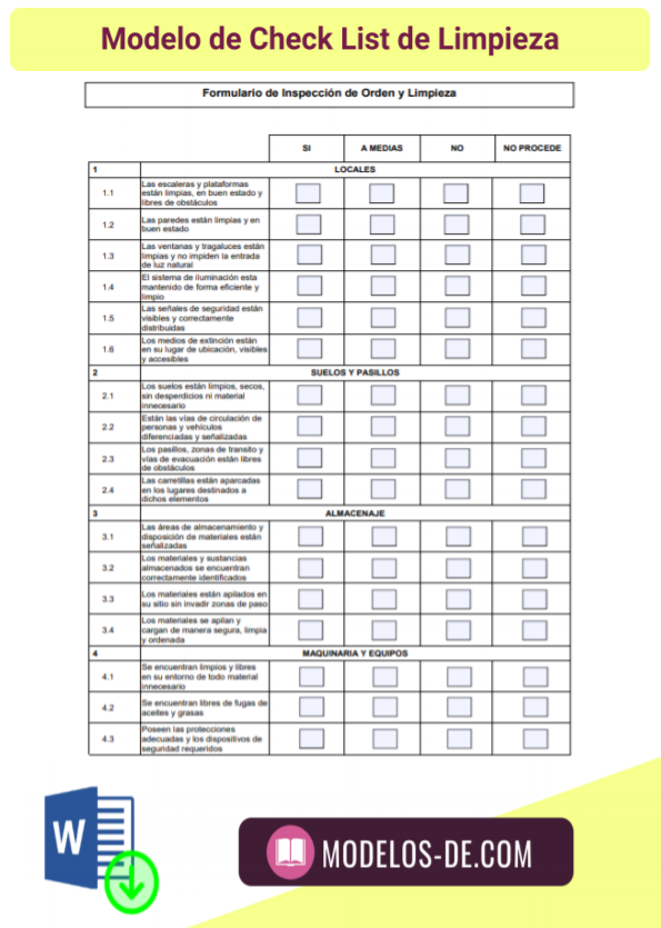 Formatos Y Ejemplos De Check List En Word Gratis Kulturaupice Porn Sex Picture 9593