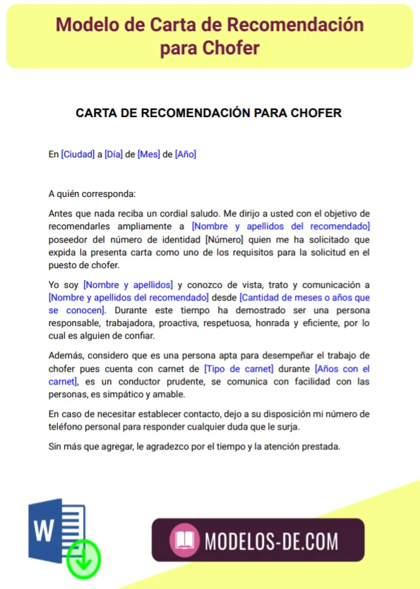 modelo-formato-carta-recomendacion-para-chofer