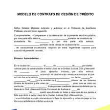 ▷ Modelo de Contrato de Autofinanciamiento en Word | Gratis